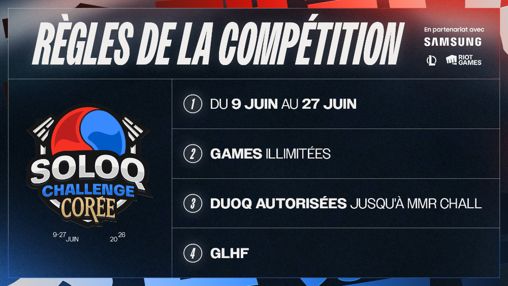 Règles du Solo Q challenge